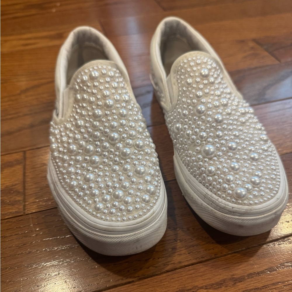 Pearl Embellished Vans